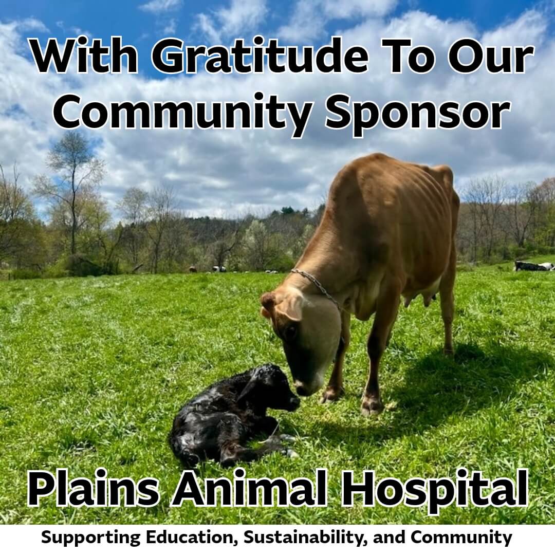 With gratitude to our Community Sponsor Plains Animal Hospital